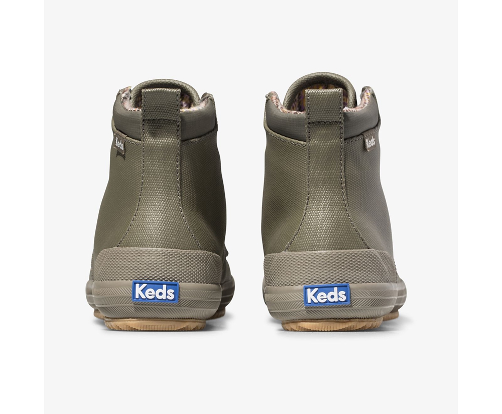 Keds Womens Boots Olive - Scout II Water-Resistant Canvas - 109XZQDBA